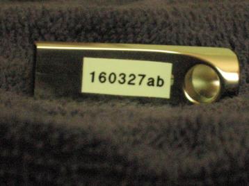160327ab is the name I have given to my Samsung USB 3.0 Flash Drive BAR
16GB (MUF-16BA).&nbsp; This flash drive is special, because I have
installed a Slackware&reg; 14.1 system on it.&nbsp; (The string on the
label helps me to keep track of my devices.&nbsp; It is more than just
a unique string of characters.&nbsp; The string of characters is called
a "datename".&nbsp; It is YYMMDD followed by two [a-z]
letters.)